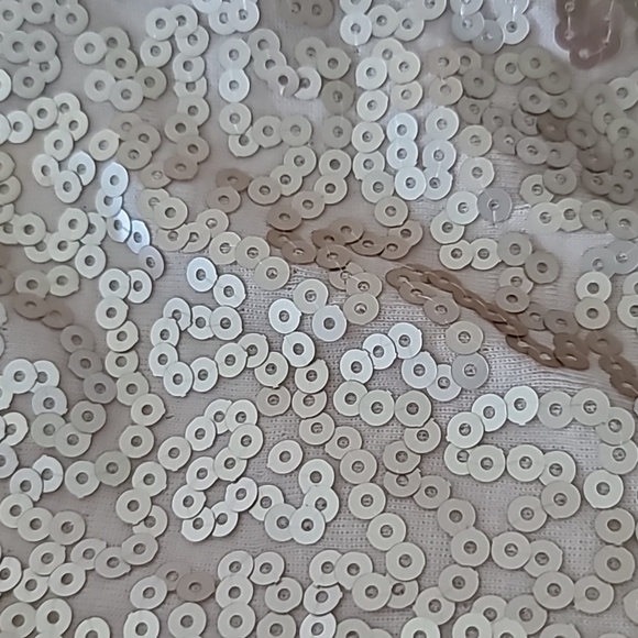 Old Navy peach sequin tank top in size large, NWT - Picture 7 of 7